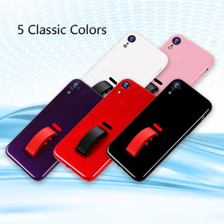For iPhone XR Shockproof Protective Case with Rubber Ring Holder