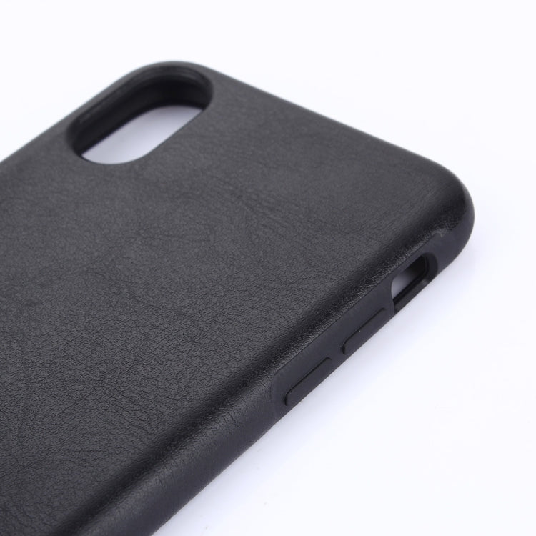 For iPhone X / XS Crazy Horse Texture PU Case