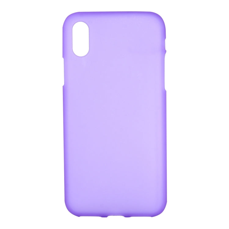 For iPhone X / XS Solid Color Frosted Soft TPU Case