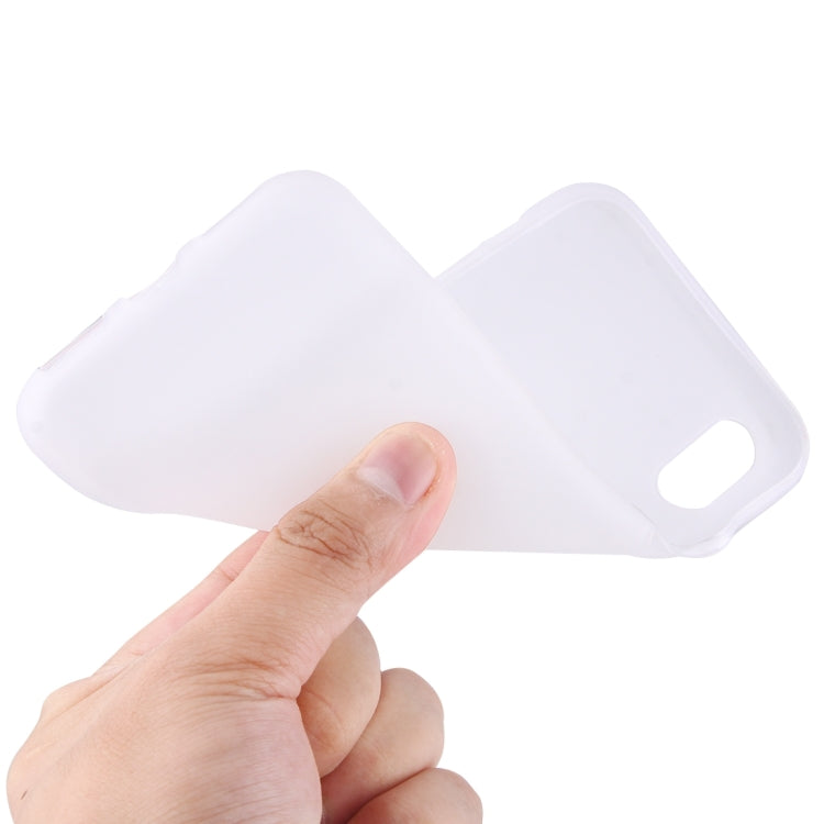 For iPhone X / XS Solid Color Frosted Soft TPU Case