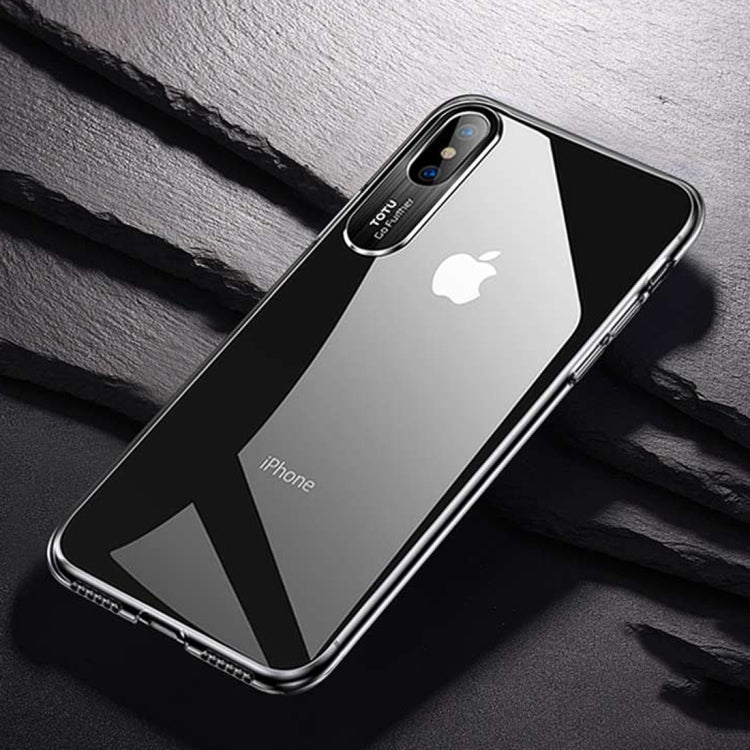 For iPhone X / XS TOTUDESIGN Clear Crystal Series Transparent PC Case