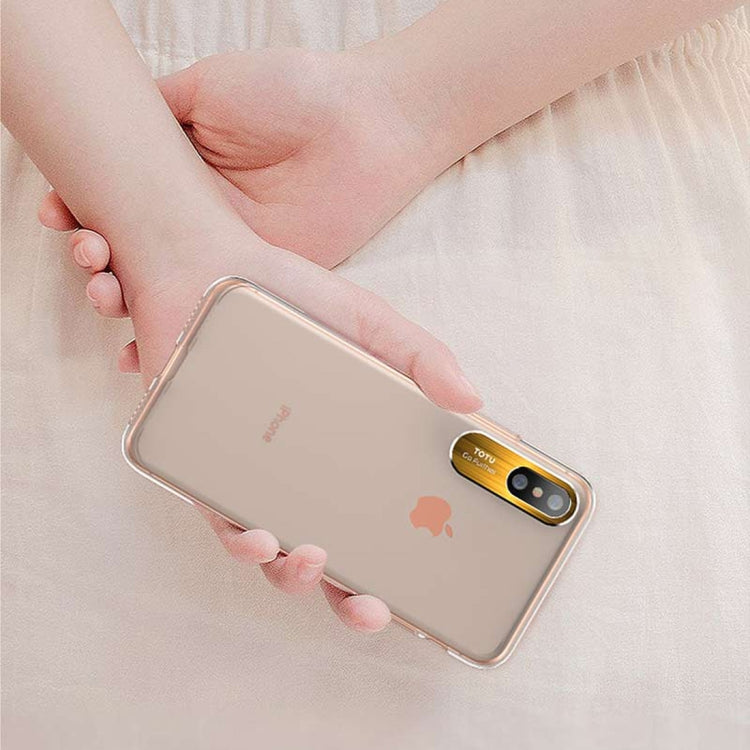 For iPhone X / XS TOTUDESIGN Clear Crystal Series Transparent PC Case