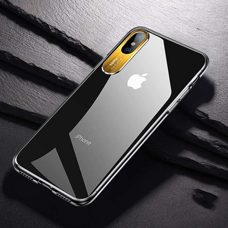 For iPhone X / XS TOTUDESIGN Clear Crystal Series Transparent PC Case