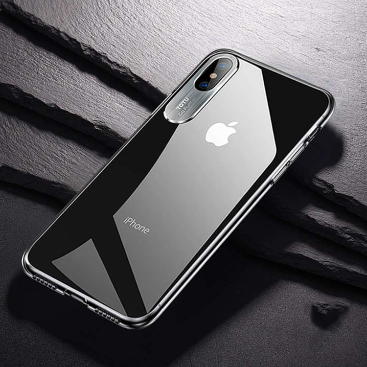 For iPhone X / XS TOTUDESIGN Clear Crystal Series Transparent PC Case