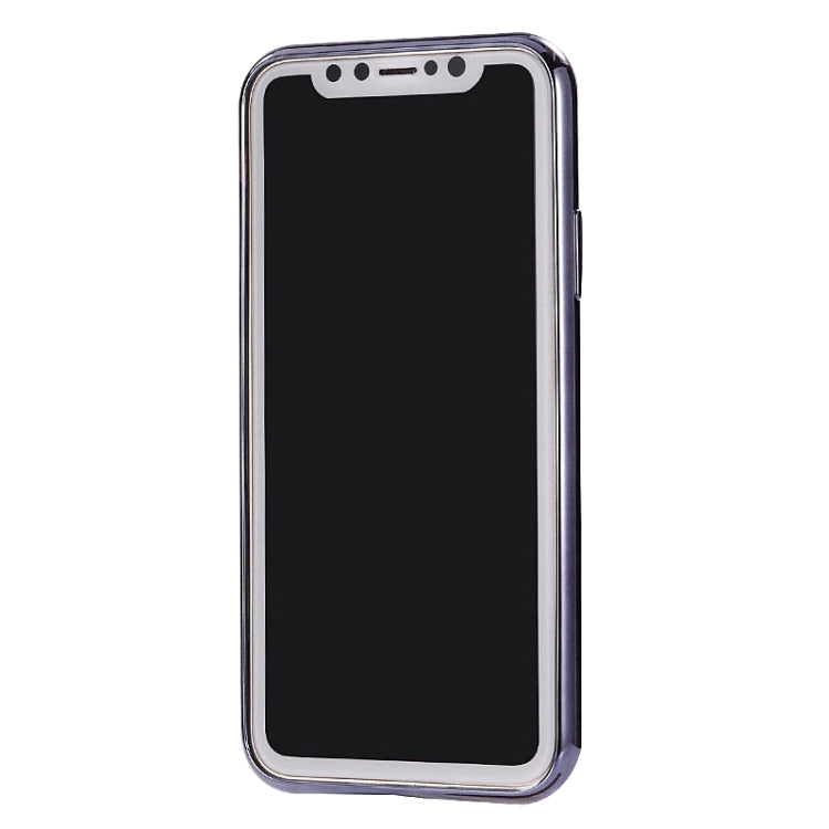 For iPhone X / XS Ultra-thin Electroplating Soft TPU Protective Back Cover Case