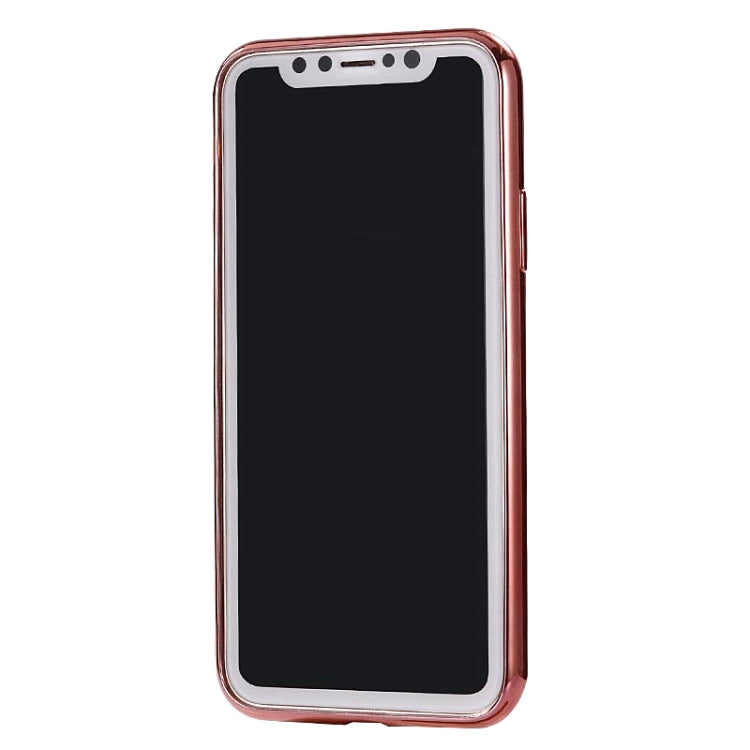 For iPhone X / XS Ultra-thin Electroplating Soft TPU Protective Back Cover Case