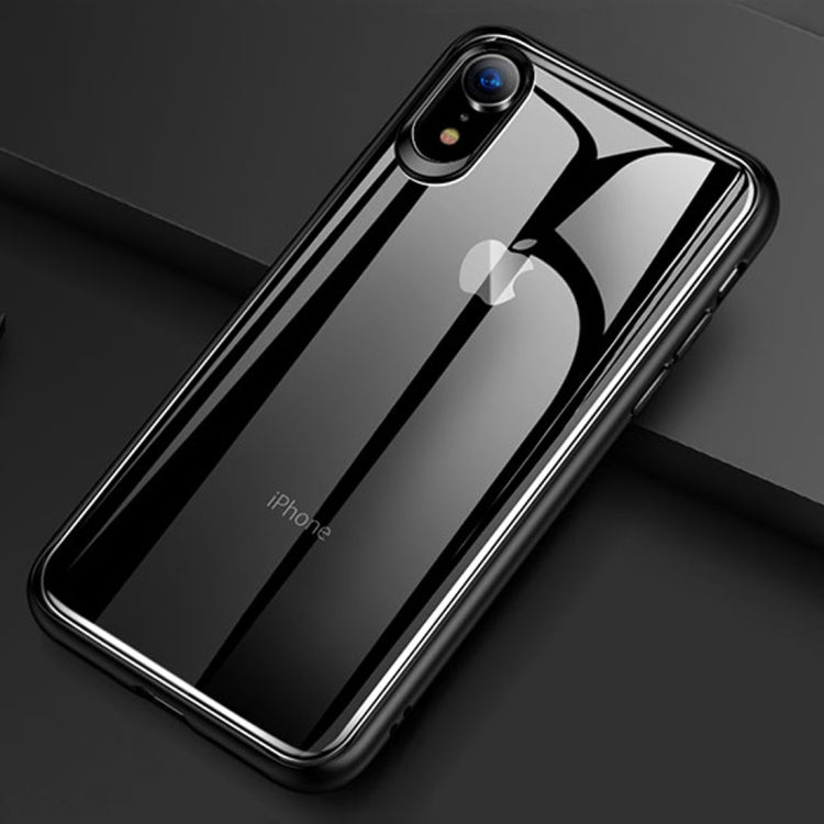 For iPhone X / XS TOTUDESIGN Ultra-thin TPU + PC + Mirror Case(Black)