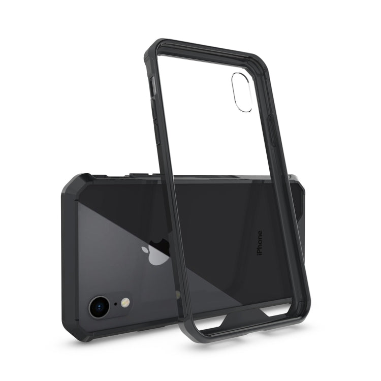 For iPhone X / XS Acrylic + TPU Shockproof Transparent Armor Case