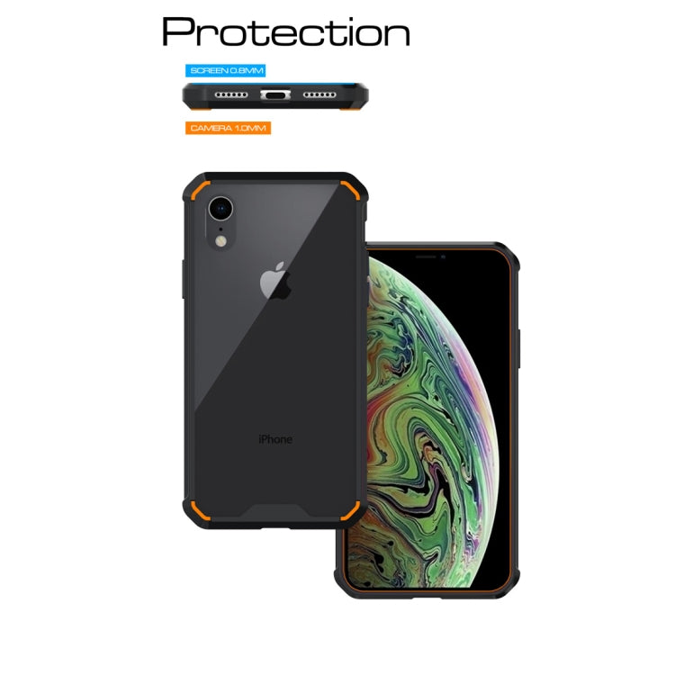 For iPhone X / XS Acrylic + TPU Shockproof Transparent Armor Case