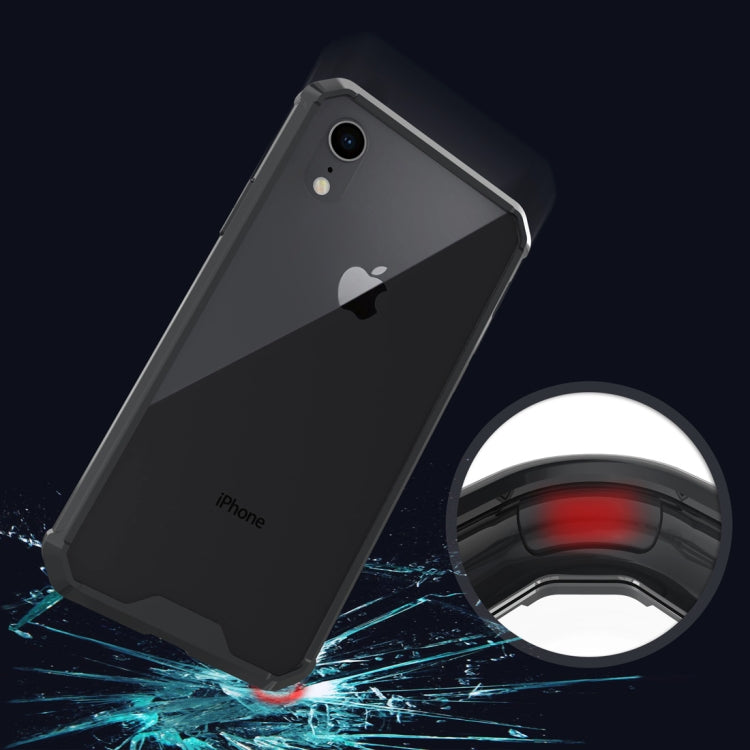 For iPhone X / XS Acrylic + TPU Shockproof Transparent Armor Case