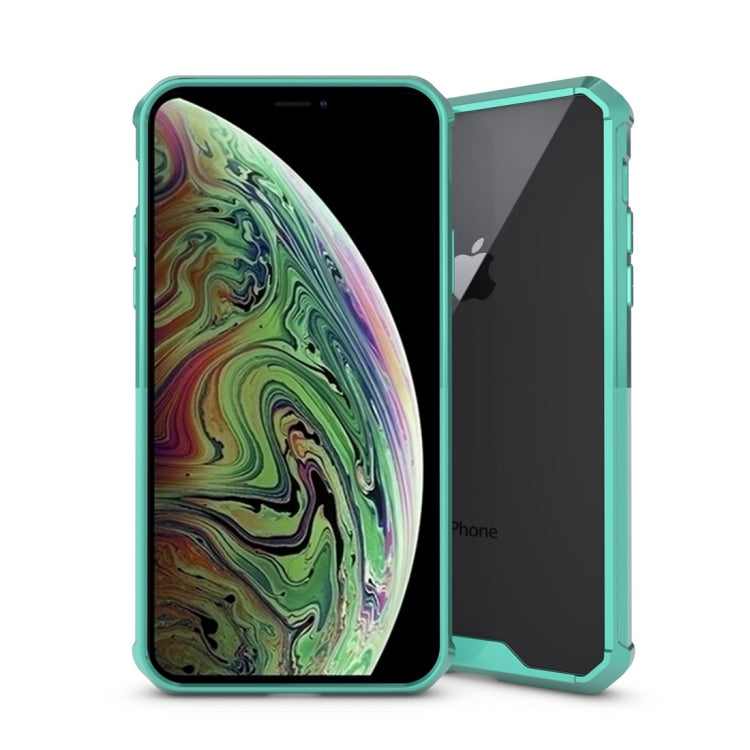 For iPhone X / XS Acrylic + TPU Shockproof Transparent Armor Case