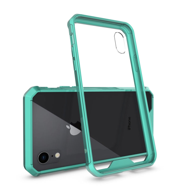 For iPhone X / XS Acrylic + TPU Shockproof Transparent Armor Case