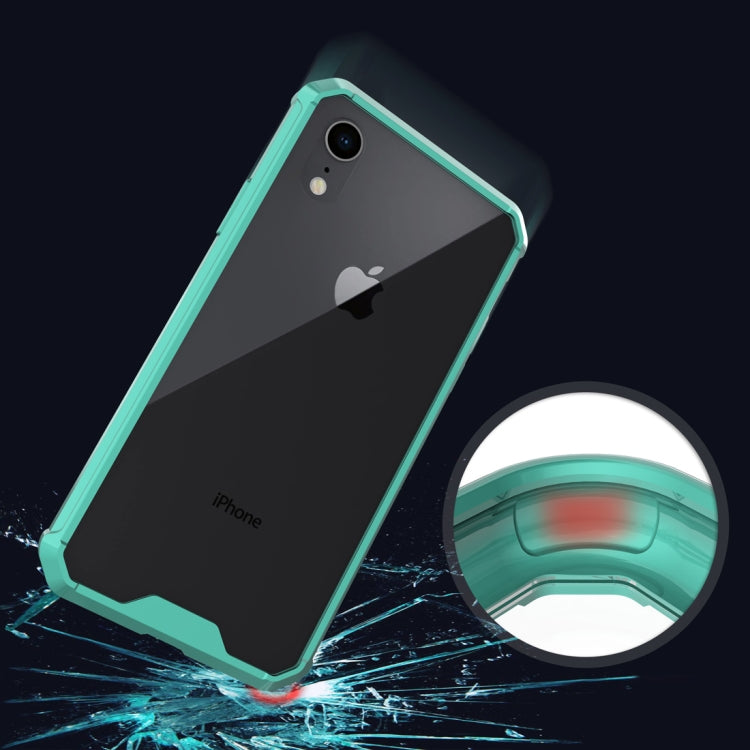For iPhone X / XS Acrylic + TPU Shockproof Transparent Armor Case