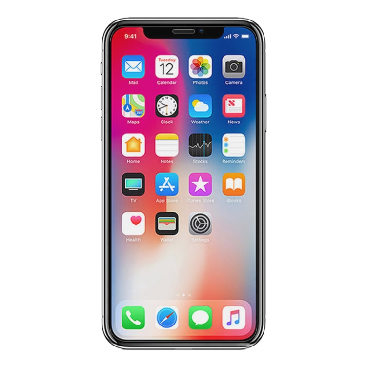For iPhone XS / X 2pcs 9H 2.5D Tempered Glass Film