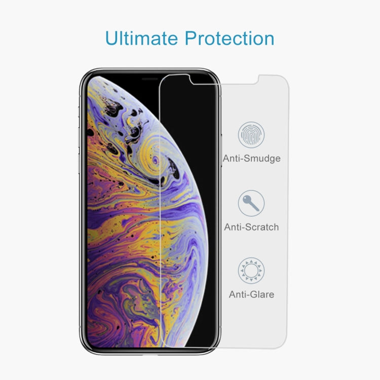 For iPhone XS / X 9H 2.5D Tempered Glass Film