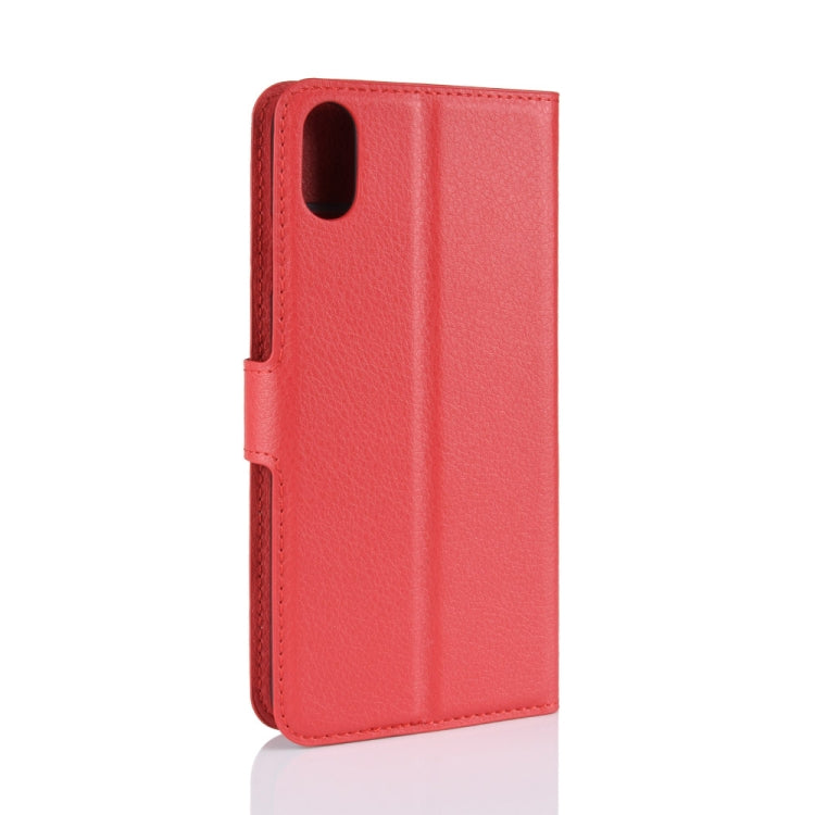 For iPhone X / XS Litchi Texture Horizontal Flip Leather Case  with Wallet & Holder & Card Slots
