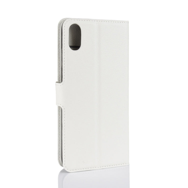 For iPhone X / XS Litchi Texture Horizontal Flip Leather Case  with Wallet & Holder & Card Slots