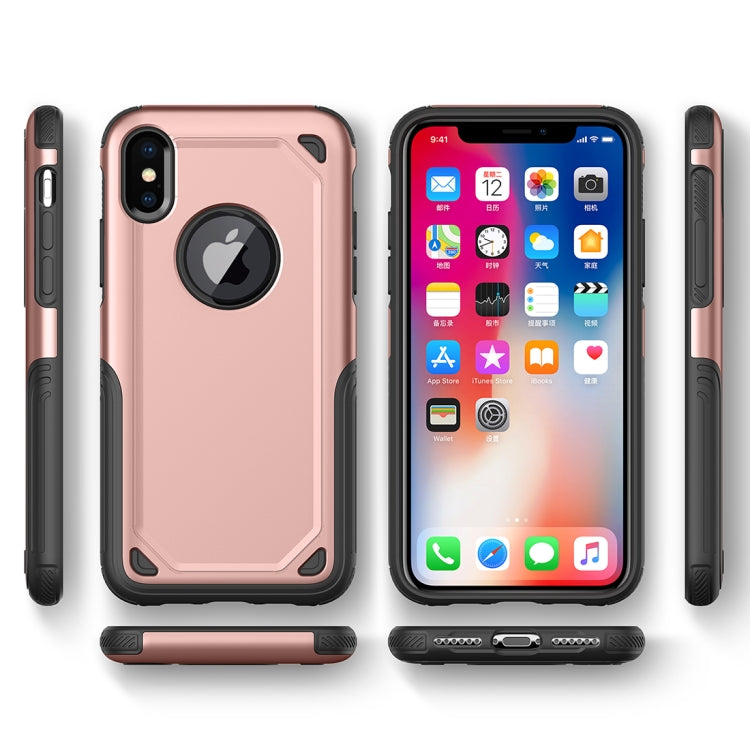 For iPhone X / XS Shockproof Rugged Armor Protective Case