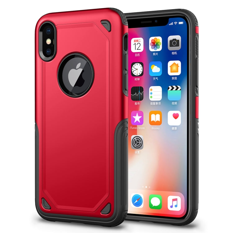 For iPhone X / XS Shockproof Rugged Armor Protective Case
