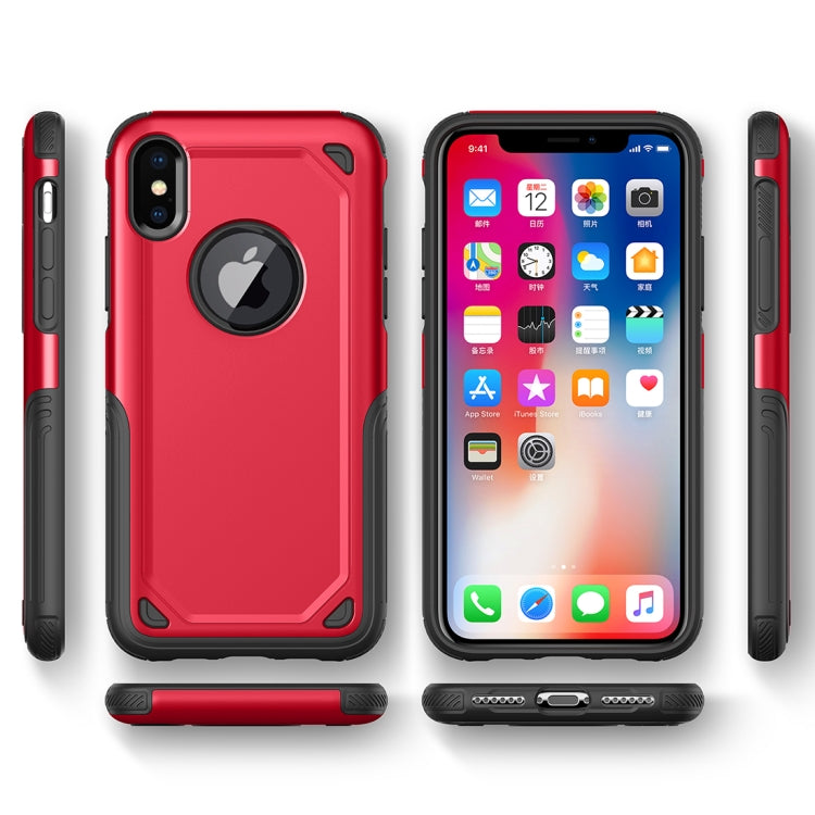 For iPhone X / XS Shockproof Rugged Armor Protective Case