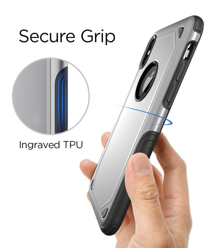 For iPhone X / XS Shockproof Rugged Armor Protective Case