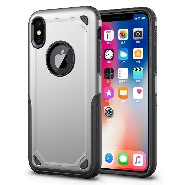 For iPhone X / XS Shockproof Rugged Armor Protective Case