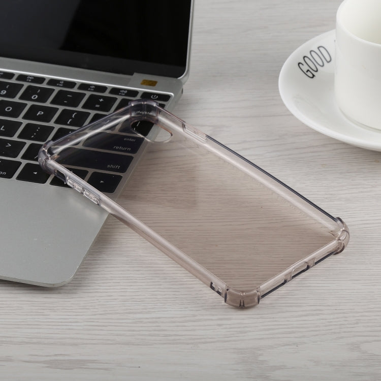 For iPhone X / XS 50pcs 0.75mm Dropproof Transparent TPU Case(Brown)