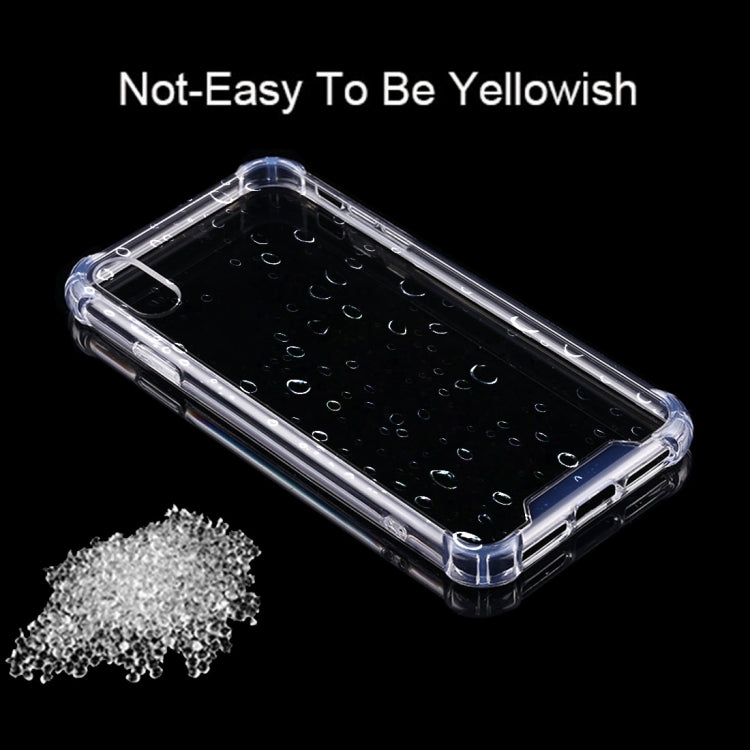For iPhone XS Max 50pcs 0.75mm Dropproof Transparent TPU Case