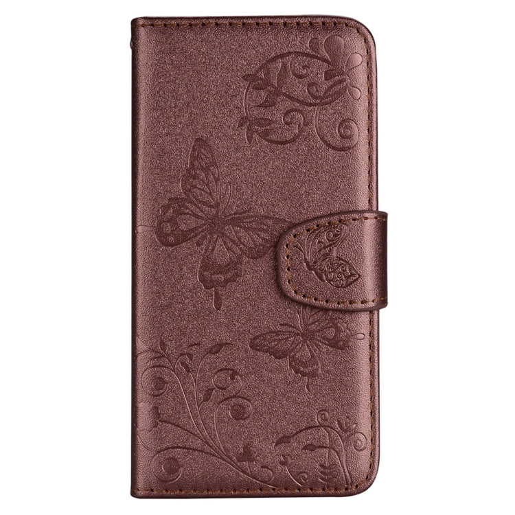 For iPhone XS Max Floral Butterfly Pattern Horizontal Flip Leather Case with Mirror & Card Slot & Holder & Wallet & Lanyard