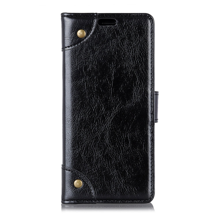 For iPhone XS Max Copper Buckle Nappa Texture Horizontal Flip Leather Case with Holder & Card Slots & Wallet