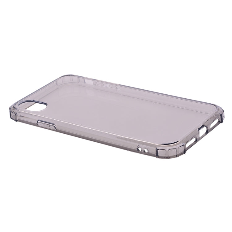 For iPhone XS Max Simple Style TPU Shockproof Protective Back Case (Grey)