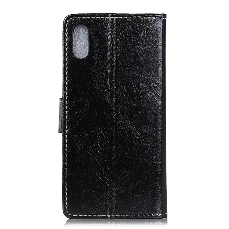 For iPhone XS Max Retro Crazy Horse Texture Horizontal Flip Leather Case with Holder & Card Slots & Photo Frame