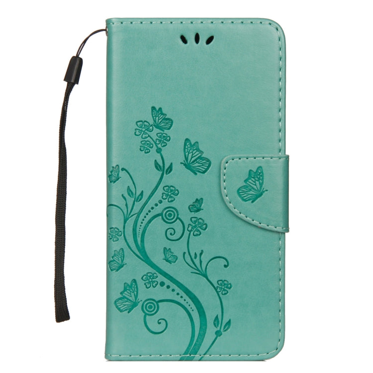 For iPhone XS Max Embossed Butterfly Pattern Horizontal Flip Leather Case with Card Slot & Holder & Wallet & Lanyard