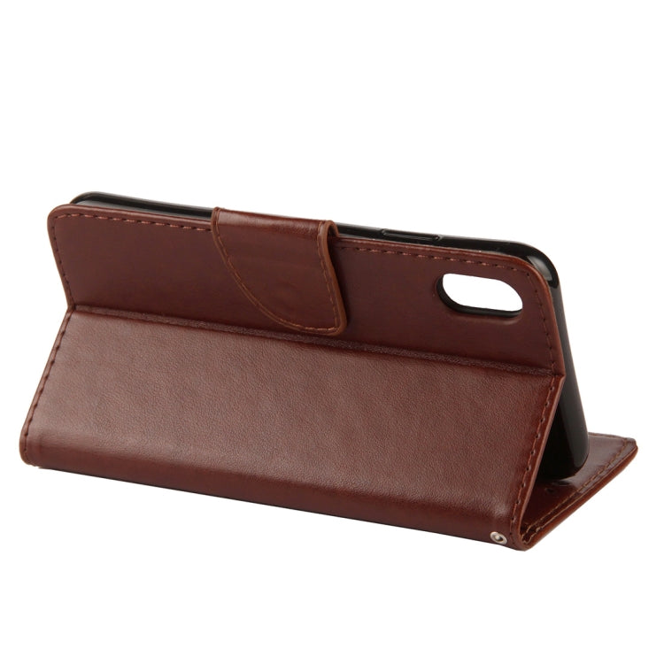 For iPhone XS Max Embossed Butterfly Pattern Horizontal Flip Leather Case with Card Slot & Holder & Wallet & Lanyard