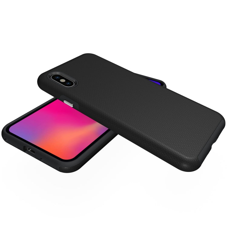 For iPhone XS Max Anti-slip Armor Protective Case Back Cover Shell
