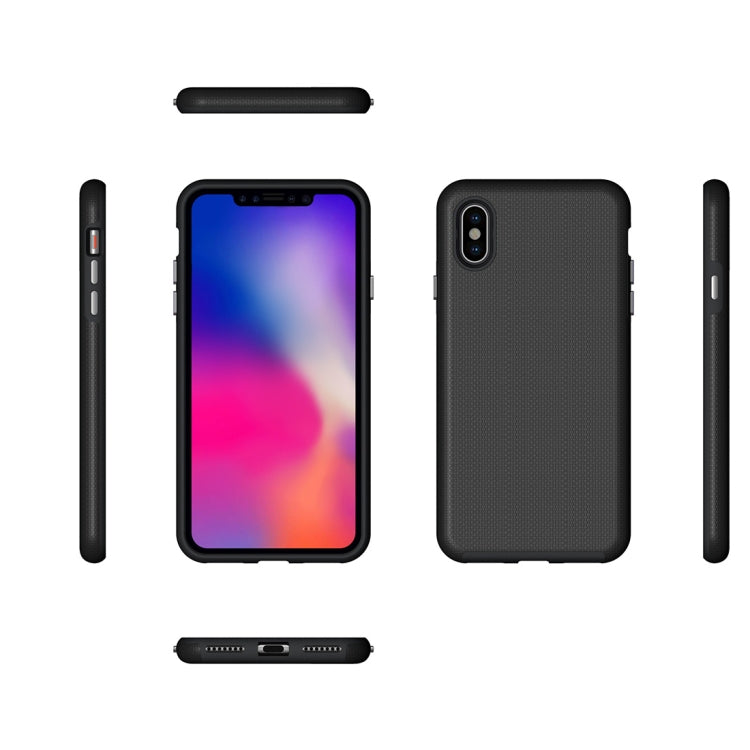 For iPhone XS Max Anti-slip Armor Protective Case Back Cover Shell