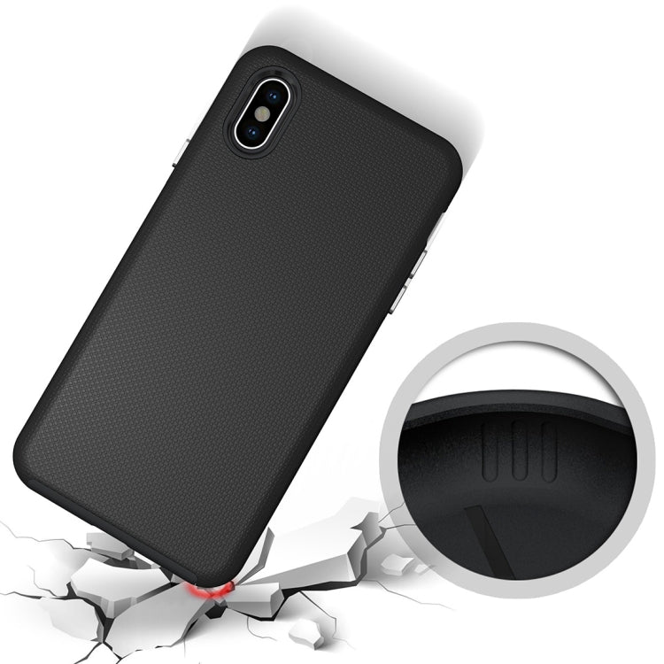 For iPhone XS Max Anti-slip Armor Protective Case Back Cover Shell