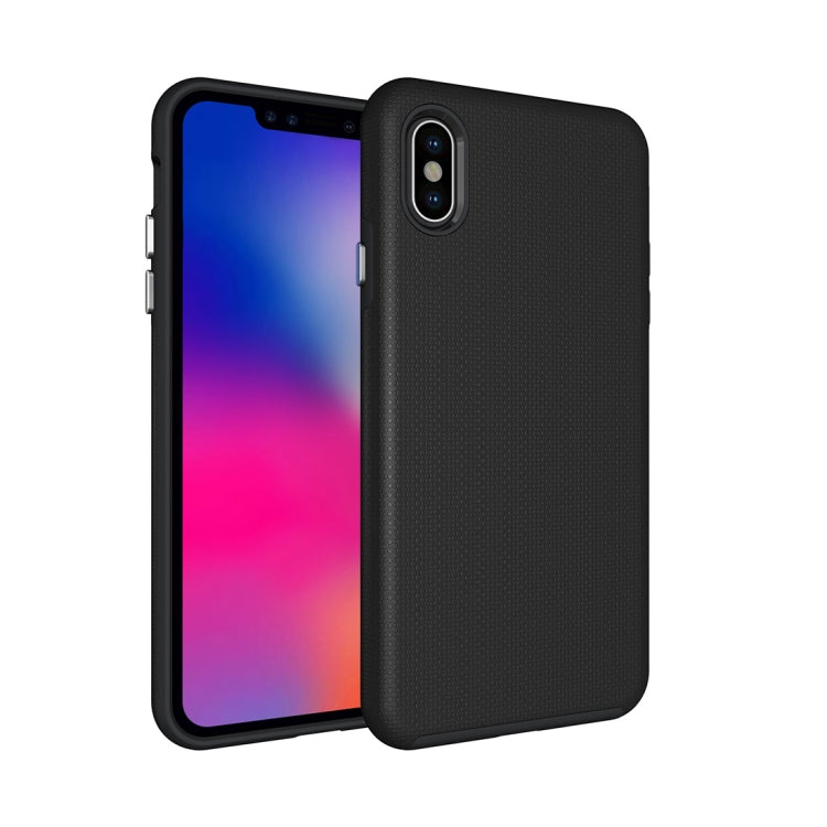 For iPhone XS Max Anti-slip Armor Protective Case Back Cover Shell
