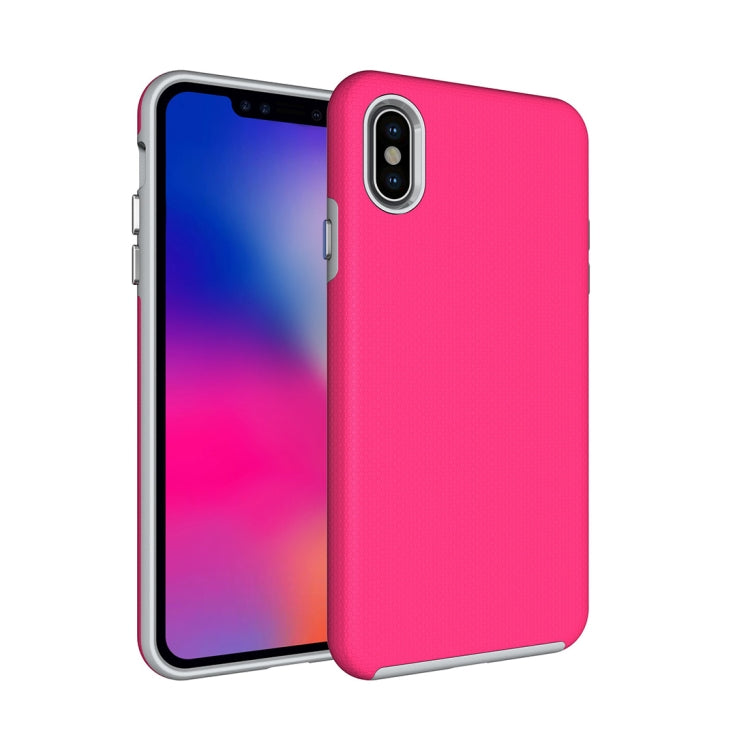 For iPhone XS Max Anti-slip Armor Protective Case Back Cover Shell