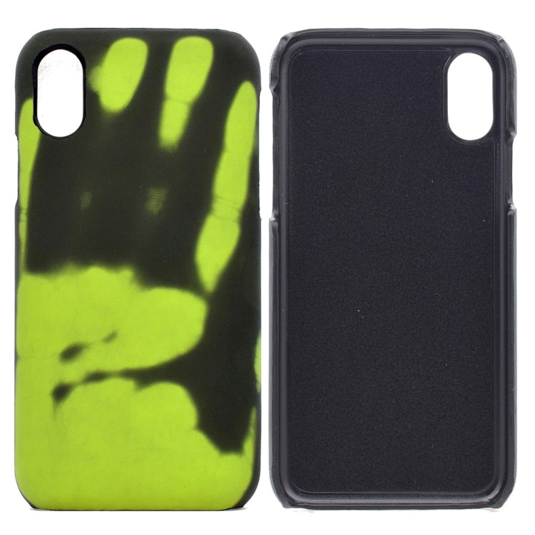 For iPhone XS Max Thermal Sensor Discoloration Protective Back Cover Case