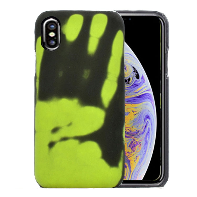 For iPhone XS Max Thermal Sensor Discoloration Protective Back Cover Case
