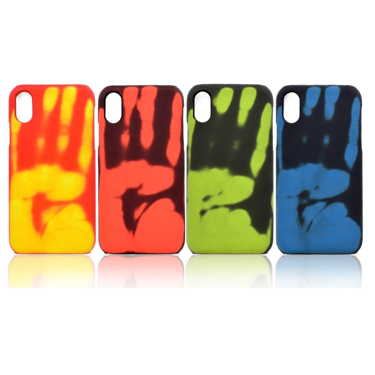 For iPhone XS Max Thermal Sensor Discoloration Protective Back Cover Case