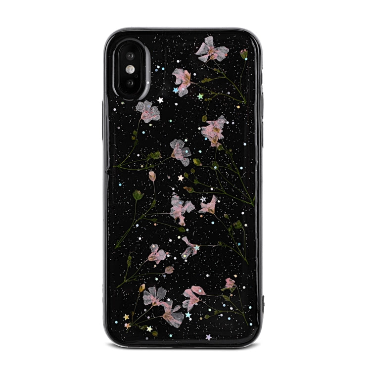 For iPhone XS Max Floral Pattern Soft Case