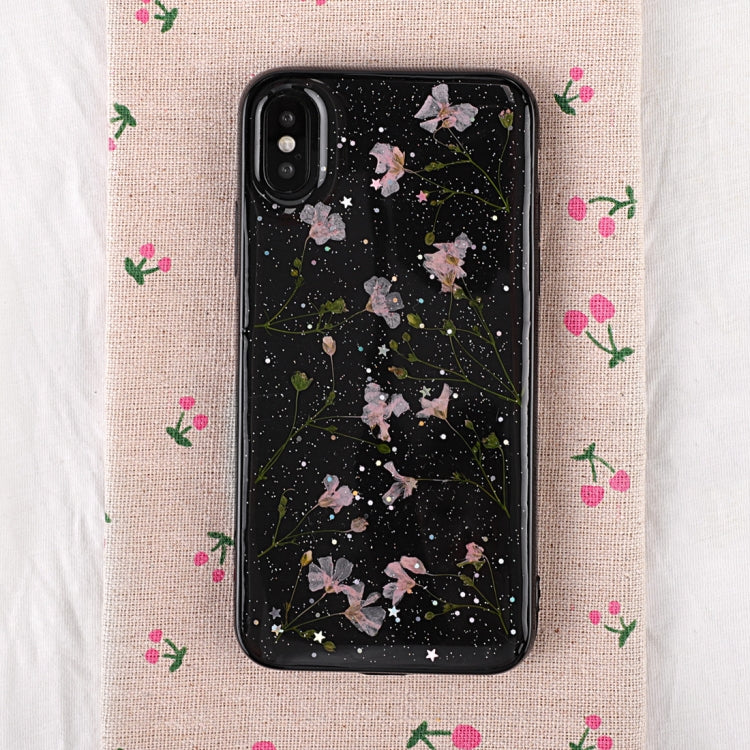 For iPhone XS Max Floral Pattern Soft Case