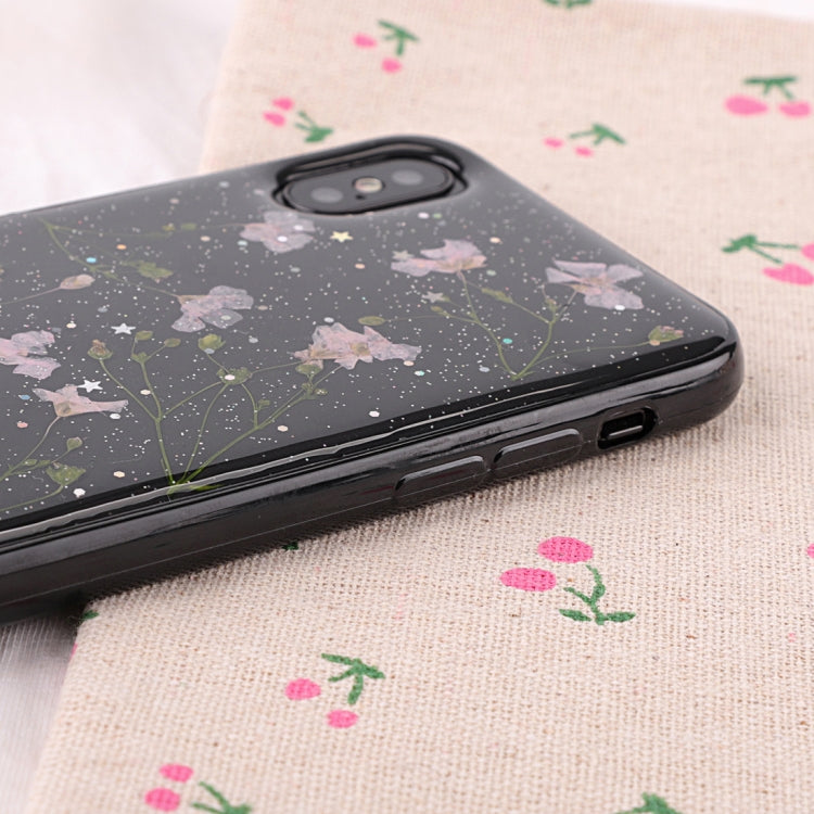 For iPhone XS Max Floral Pattern Soft Case