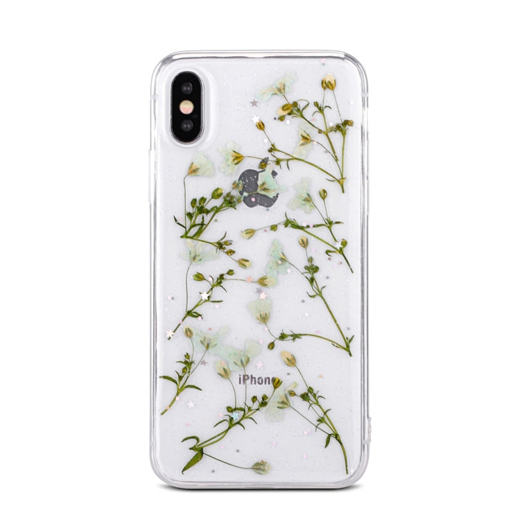 For iPhone XS Max Floral Pattern Soft Case