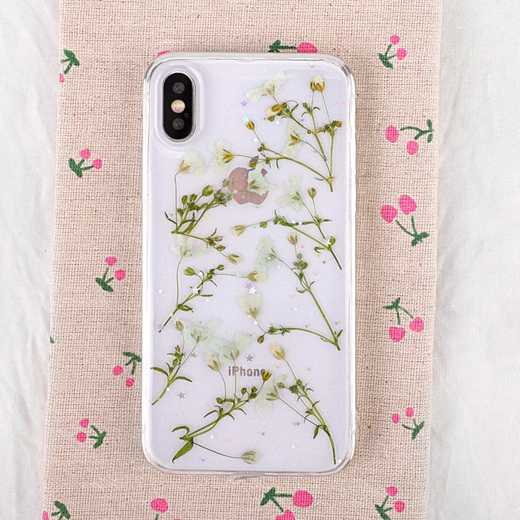 For iPhone XS Max Floral Pattern Soft Case