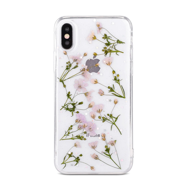 For iPhone XS Max Floral Pattern Soft Case