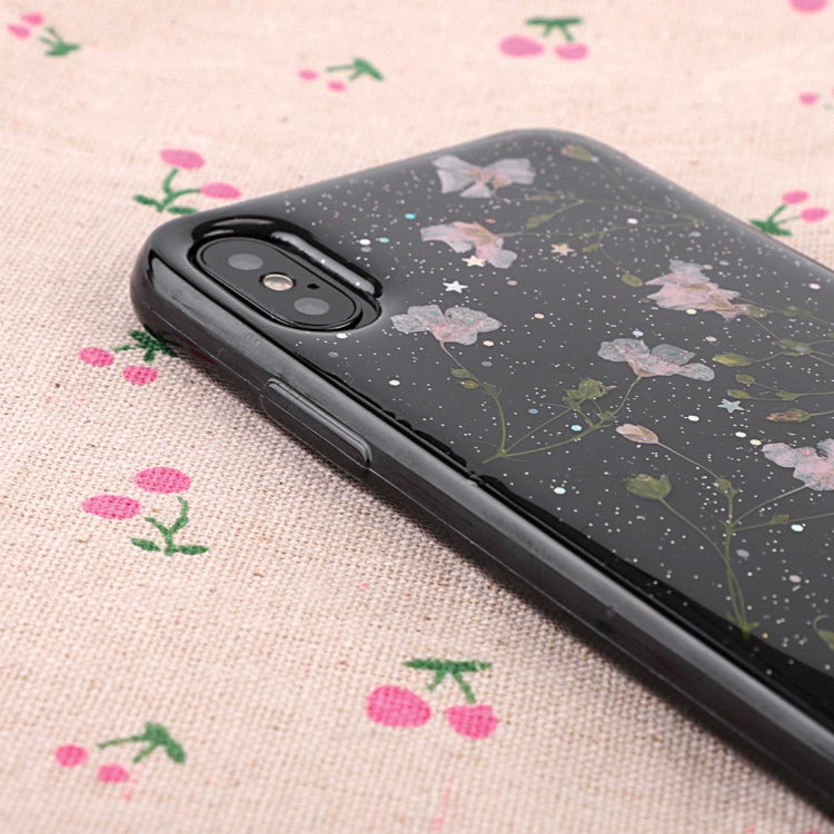For iPhone XS Max Floral Pattern Soft Case