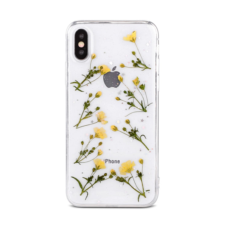 For iPhone XS Max Floral Pattern Soft Case